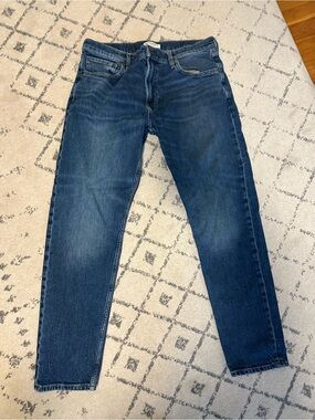 Banana Republic Men's Slim Straight Dark Blue Jeans